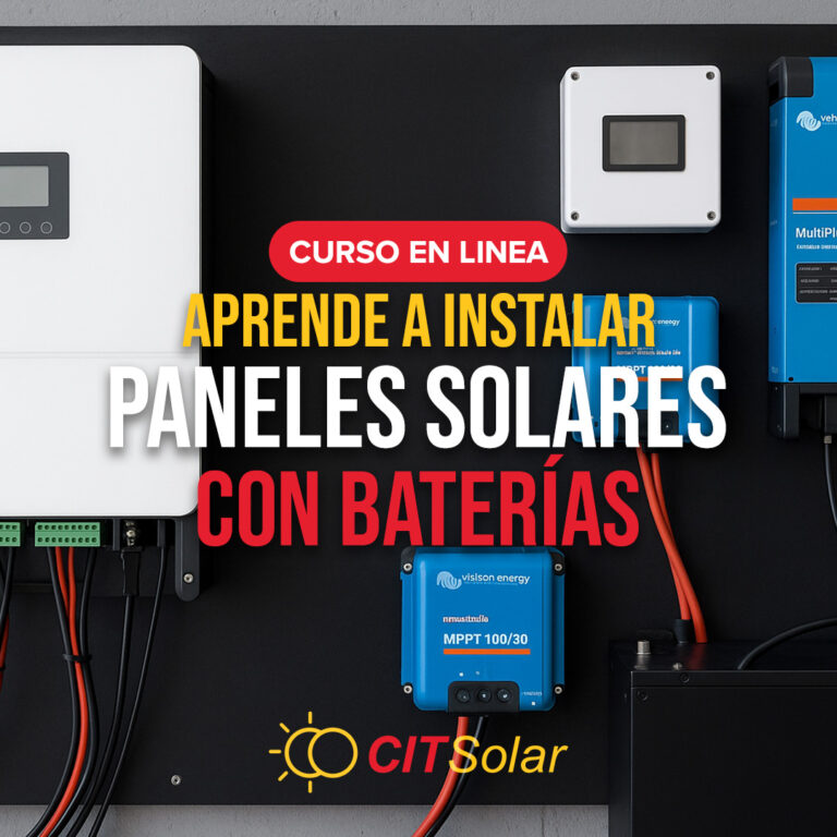 Curso de Paneles Solares con Baterías
